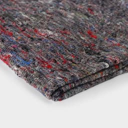 Салфетка - тряпка хозяйственная Доляна, 50×60 см, плотность 180 г/м², строчка 2.5 мм, с оверлоком, серая