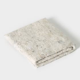 Салфетка - тряпка хозяйственная Доляна, 60×80 см, плотность 180 г/м², строчка 2.5 мм, с оверлоком, белая