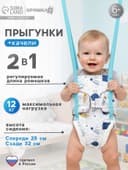 Прыгунки №1, 2в1 «Космос» (прыгунки, качели)