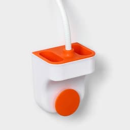 Держатель для фена Доляна, подставка под ванные принадлежности, 33.5×9×7.5 см, белый