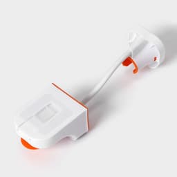 Держатель для фена Доляна, подставка под ванные принадлежности, 33.5×9×7.5 см, белый