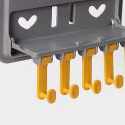 Держатель для ванных и кухонных принадлежностей, 17×7×11 см, серый