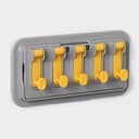 Держатель для ванных и кухонных принадлежностей, 17×7×11 см, серый