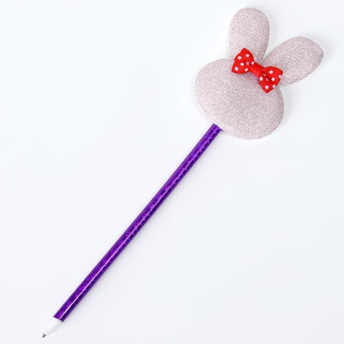 Ручка «Зайка», синие чернила, МИКС