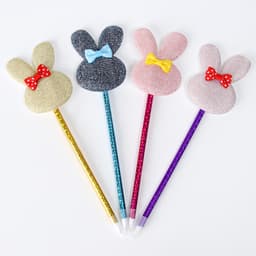 Ручка «Зайка», синие чернила, МИКС