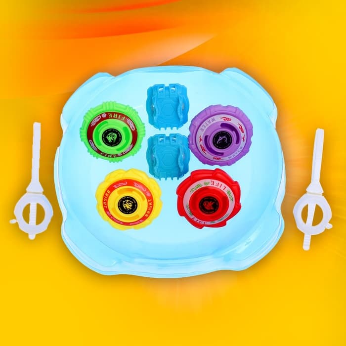 Волчки «Титан», набор 4 шт., с устройством запуска