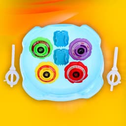 Волчки «Титан», набор 4 шт., с устройством запуска