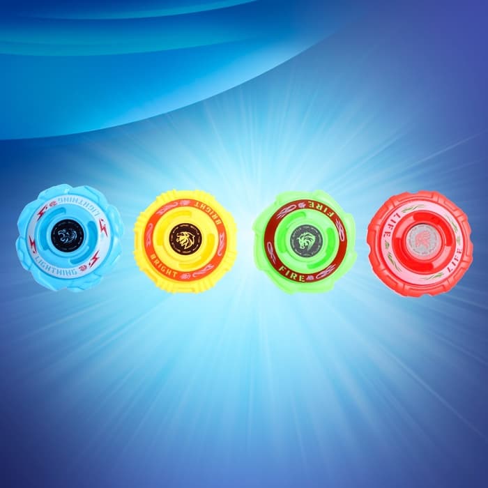 Волчки «Титан», набор 4 шт., с устройством запуска