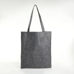 Сумка текстильная шопер без застёжки, 33×0.5×38 см, серая