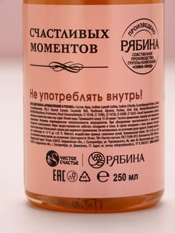 Подарочный набор ЧИСТОЕ СЧАСТЬЕ «Ты лучше всех!»: гель для душа и пена для ванны шампанское, 2×250 мл