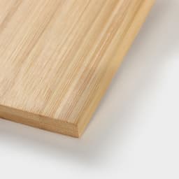 Блюдо для подачи BellaTenero, 25.5×14.5×2.3 см, с бамбуковой вставкой, фарфор, белое