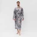 Халат домашний KAFTAN «Дракон», размер 52-54, серая