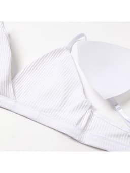 Комплект нижнего белья женский (топ, трусы) Collorista, белый, размер 46-48