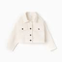 Рубашка верхняя укороченная детская «Крошка Я», рост 86-92 см, молочная