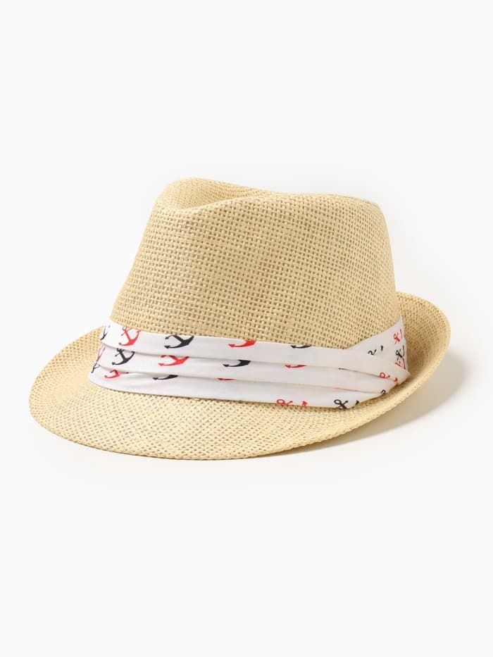 Шляпа мужская MINAKU, размер 58, молочная