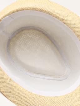 Шляпа мужская MINAKU, размер 58, молочная