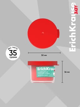Тесто для лепки 4 цвета, 140 г, ErichKrause Baby, с Алоэ Вера, натуральные компоненты