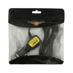 Зарядное устройство Cartage, угловой mini USB, 2 USB 3.4 А, 5 В, провод 3.5 м