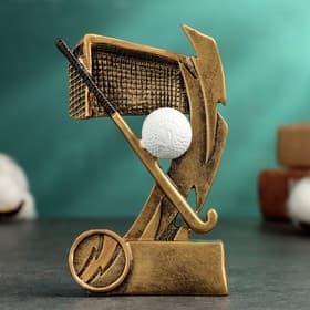Фигура наградная, кубок «Хоккей на траве - лякросс», 8×3×12 см