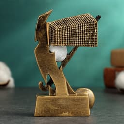 Фигура наградная, кубок «Хоккей на траве - лякросс», 8×3×12 см