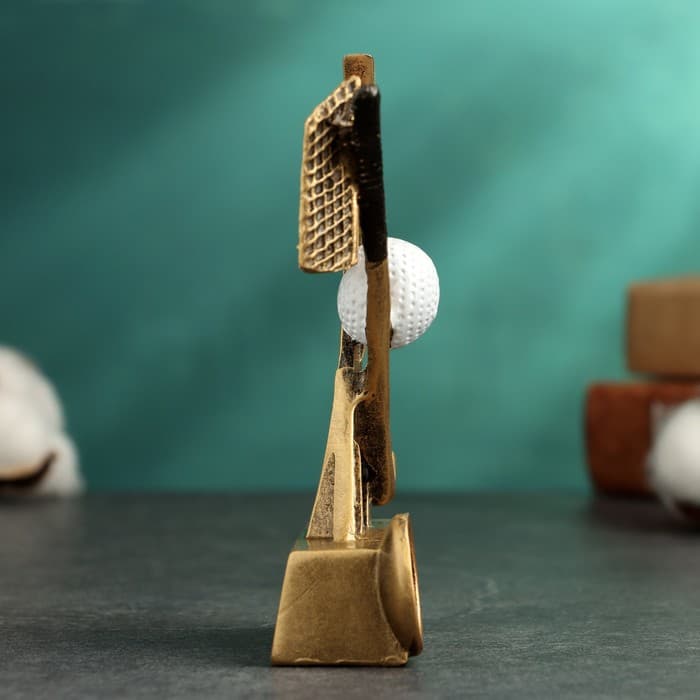 Фигура наградная, кубок «Хоккей на траве - лякросс», 8×3×12 см