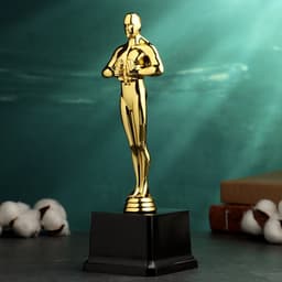 Кубок наградной с фигуркой «Оскар», 9×6×25 см