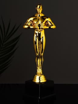 Кубок наградной с фигуркой «Оскар», 9×6×25 см