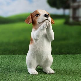 Фигурка полистоун «Попрошайка песик», 10×16×22 см