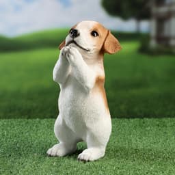 Фигурка полистоун «Попрошайка песик», 10×16×22 см