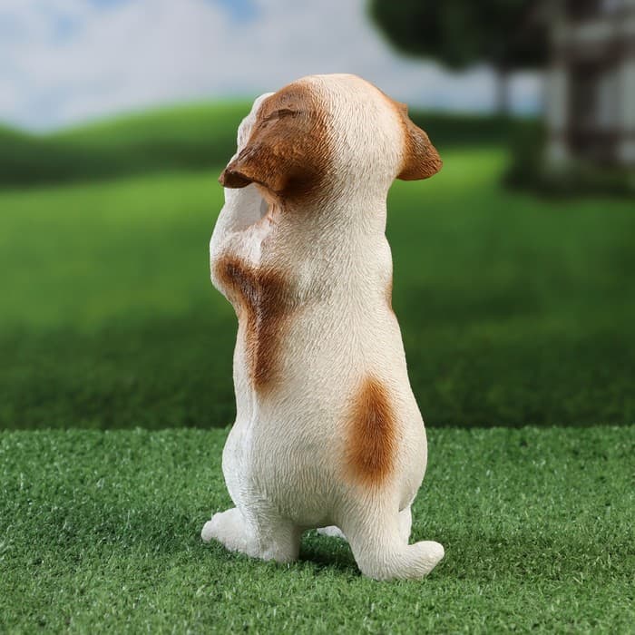 Фигурка полистоун «Попрошайка песик», 10×16×22 см