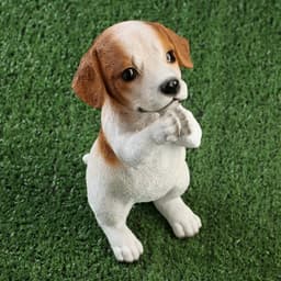 Фигурка полистоун «Попрошайка песик», 10×16×22 см