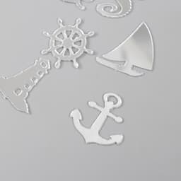 Декоративные элементы для творчества «Арт Узор. Морская тематика», набор 6 шт., пластик зеркальный