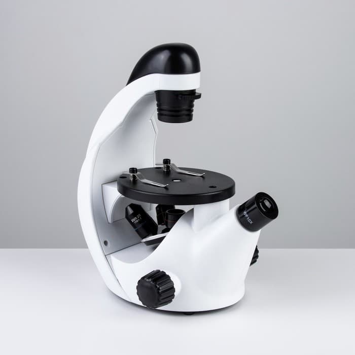 Микроскоп лабораторный, кратность увеличения 80–400х, с подсветкой