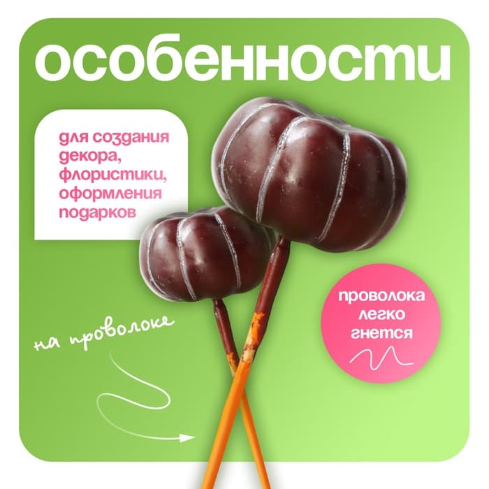 Топпер для творчества «Тыковка», 10 шт., 4×2 см