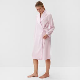 Халат домашний женский с запахом MINAKU: Home collection, розовый, размер 44