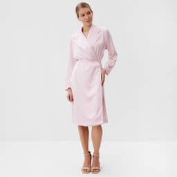 Халат домашний женский с запахом MINAKU: Home collection, розовый, размер 44