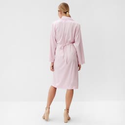 Халат домашний женский с запахом MINAKU: Home collection, розовый, размер 44