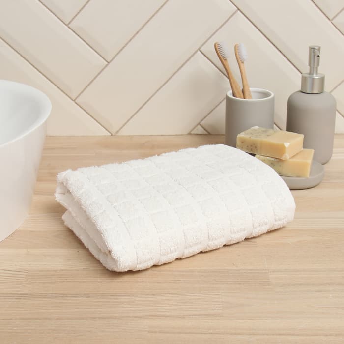 Полотенце для ног LoveLife Chique, 50×90 см, хлопок 100%, 400 г/м², белое