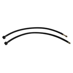 Подводка гибкая для смесителя ZEIN engr, нейлон, 1/2", М10, 50 см, набор 2 шт., черная