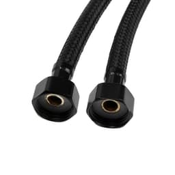 Подводка гибкая для смесителя ZEIN engr, нейлон, 1/2", М10, 50 см, набор 2 шт., черная