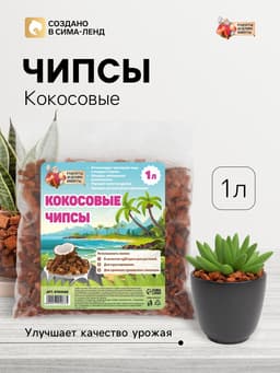 Кокосовые чипсы «Рецепты Дедушки Никиты», 1 л