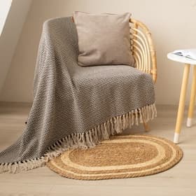 Ковёр овальный плетёный SL Home «Паджа», 60×80 см