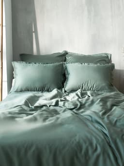 Пододеяльник евро SL Home Tencel, 200×220 см, тенсель, оливковый