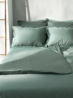 Пододеяльник евро SL Home Tencel, 200×220 см, тенсель, оливковый
