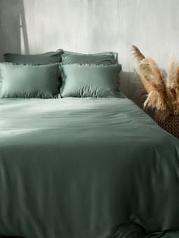 Пододеяльник евро SL Home Tencel, 200×220 см, тенсель, оливковый