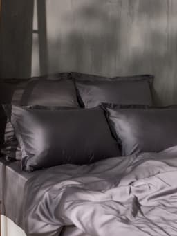 Пододеяльник евро SL Home Tencel, 200×220 см, тенсель, серый