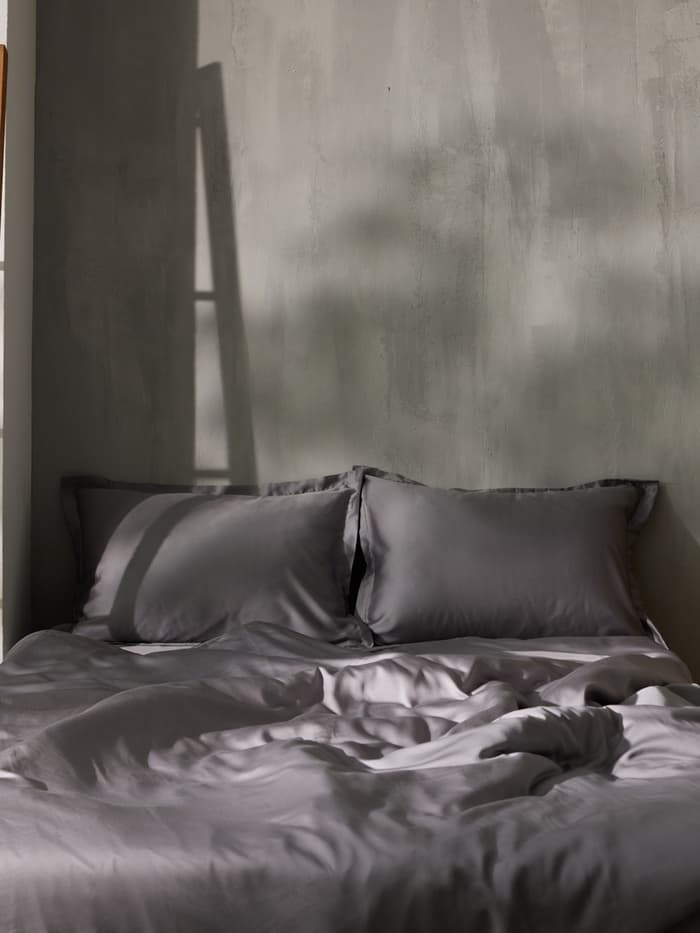 Пододеяльник евро SL Home Tencel, 200×220 см, тенсель, серый