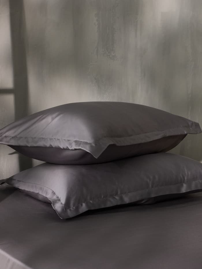Простыня 1.5-спальная SL Home Tencel, 160×235 см, тенсель, серая