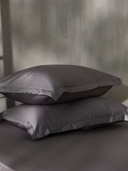 Простыня на резинке 1.5-спальная SL Home Tencel, 140×200+30 см, тенсель, серая