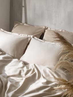 Пододеяльник евро SL Home Tencel, 200×220 см, тенсель, бежевый